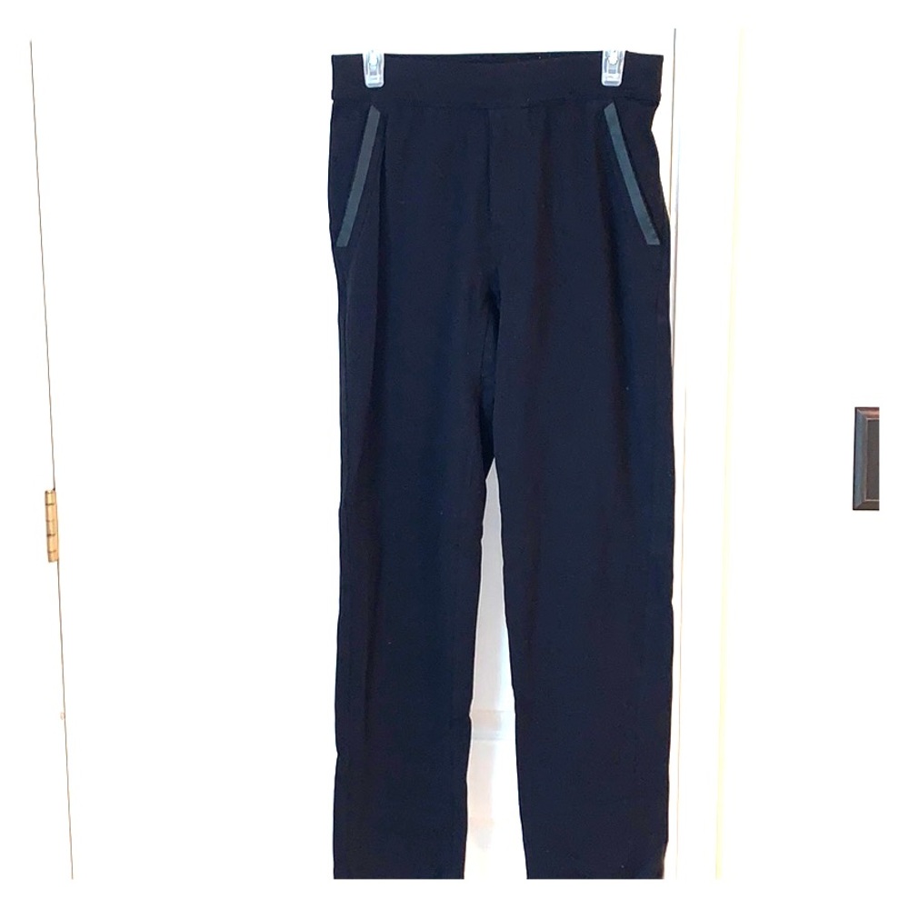 Black Stretch Active Pants